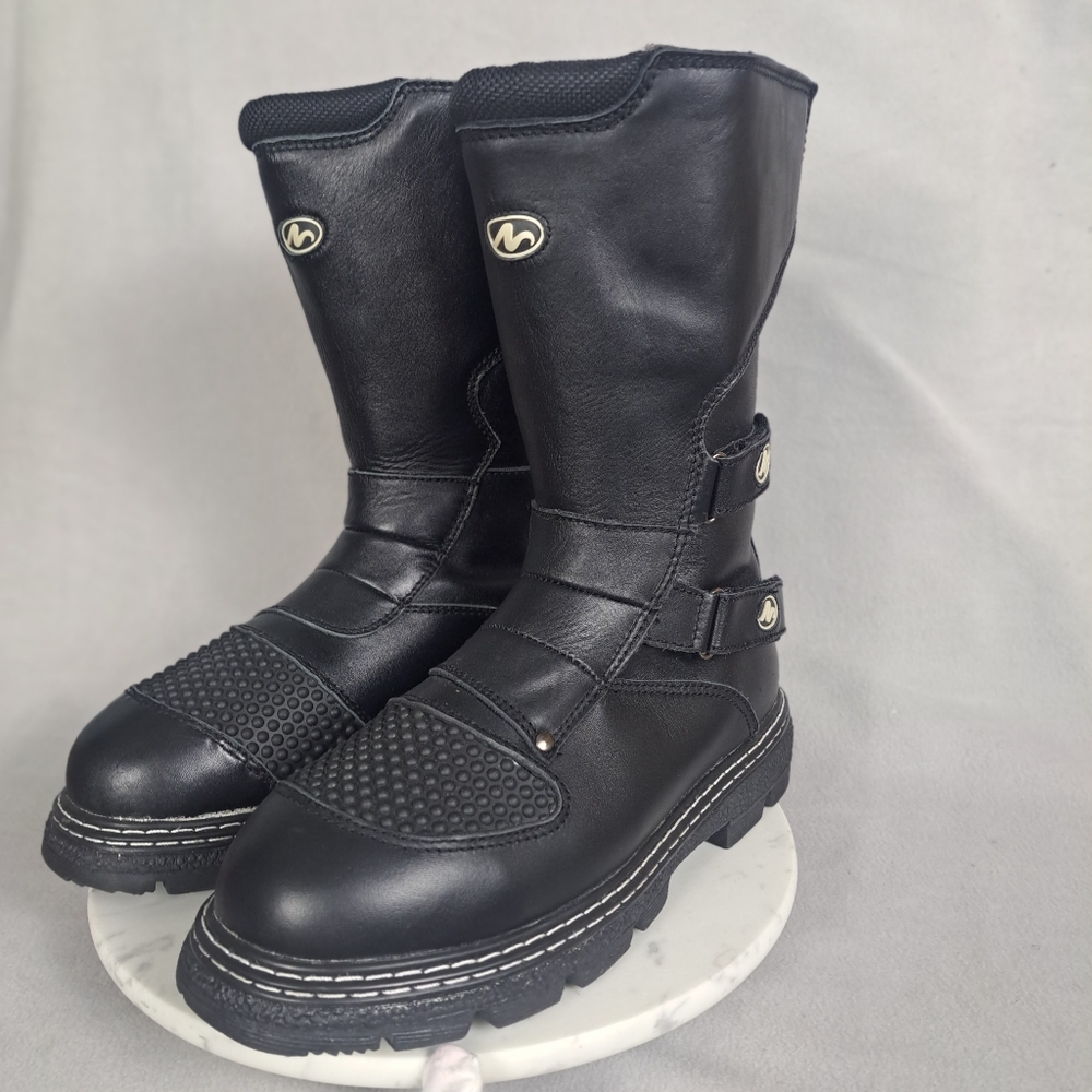 Adventure Motorcycle Motorbike Leather Touring Off-Road Boots – Size 8 & 9  NEW